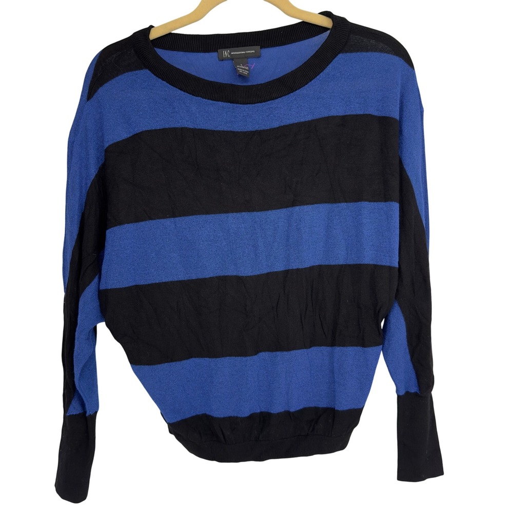 INC International Concepts‎ Striped Dolman Sleeve Knit Top